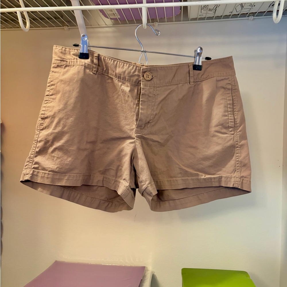 Mauve Khaki Shorts - Nine West